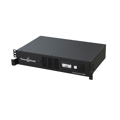 PowerShield Defender RackMount 1500VA/900W, 2RU Shallow depth UPS, 5 AUS sockets, 2 x 10 Amp IEC, user-replaceable batteries, 2-year warranty - Image 3