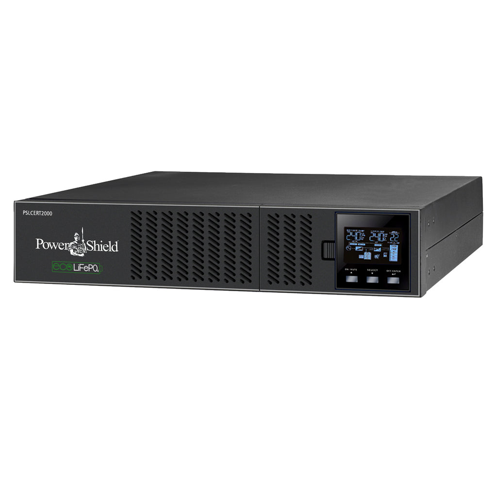 PowerShield LiFePO4 Centurion RT 2000VA/1800W - 10Amp, 3 AUS, 5 C13 hot-swappable batteries, 5-year warranty - Image 2