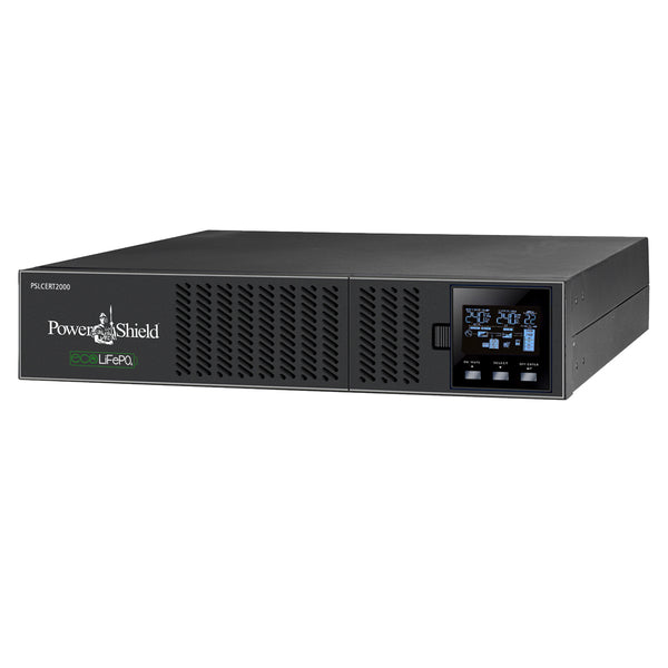 PowerShield LiFePO4 Centurion RT 2000VA/1800W - 10Amp, 3 AUS, 5 C13 hot-swappable batteries, 5-year warranty
