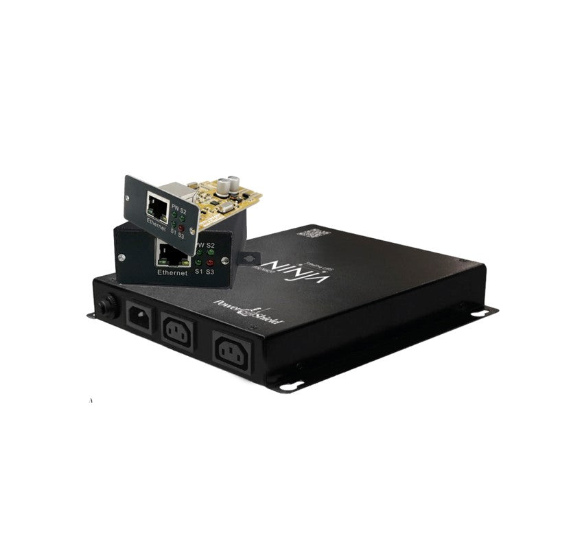 PowerShield Ninja Slimline Network Ready Bundle (1xPSLN600 + 1x PSECB + 1xPSSNMPV1), 2x IEC Outputs, 5-year warranty - Image 2