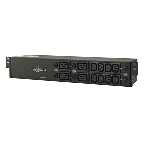 PowerShield Rack Mount 1:1 Maintenance Bypass Switch for 6-10kVA UPS, 2U, HW, Interlocked, ensures uninterrupted power during maintenance