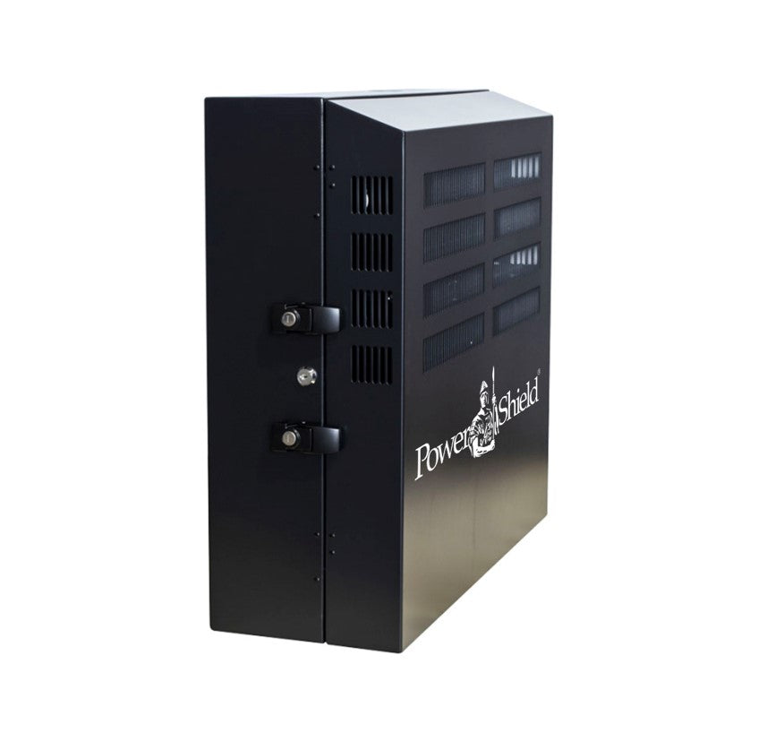 PowerShield Vertical Wall Mount Rack with 4U vertical capacity, Short Model, provides secure and space-saving mounting for UPS systems - Image 2