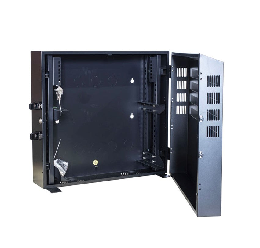 PowerShield Vertical Wall Mount Rack with 4U vertical capacity, Short Model, provides secure and space-saving mounting for UPS systems - Image 3