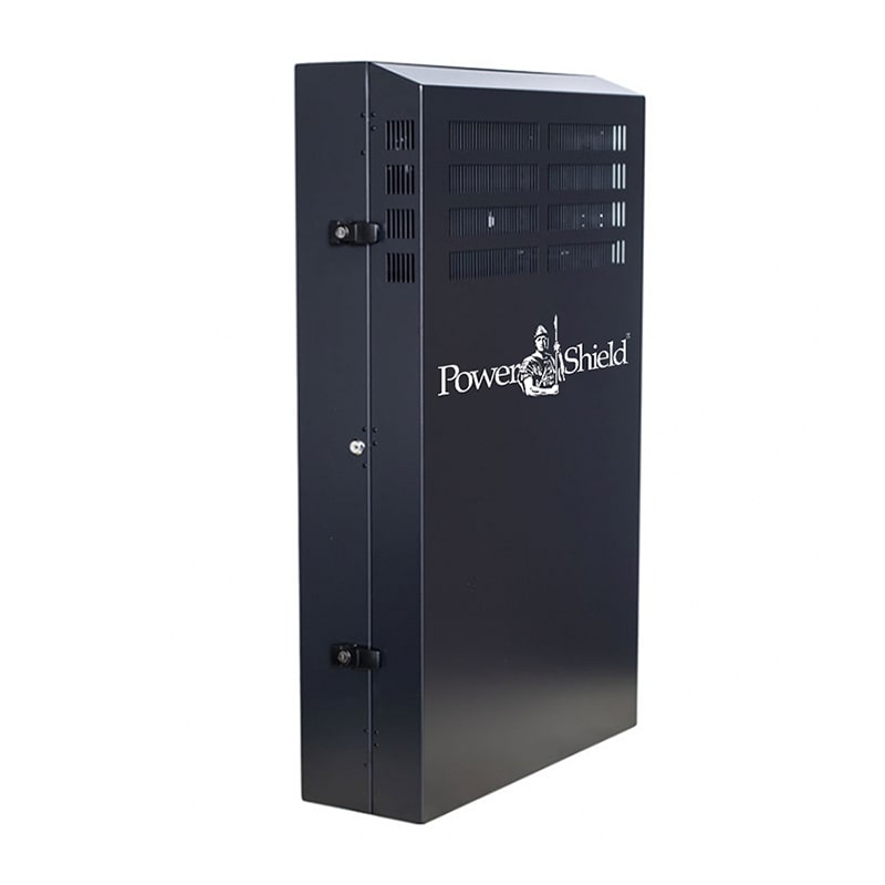 PowerShield Vertical Wall Mount Rack with 4U vertical capacity, provides secure and space-saving mounting for UPS systems - Image 4