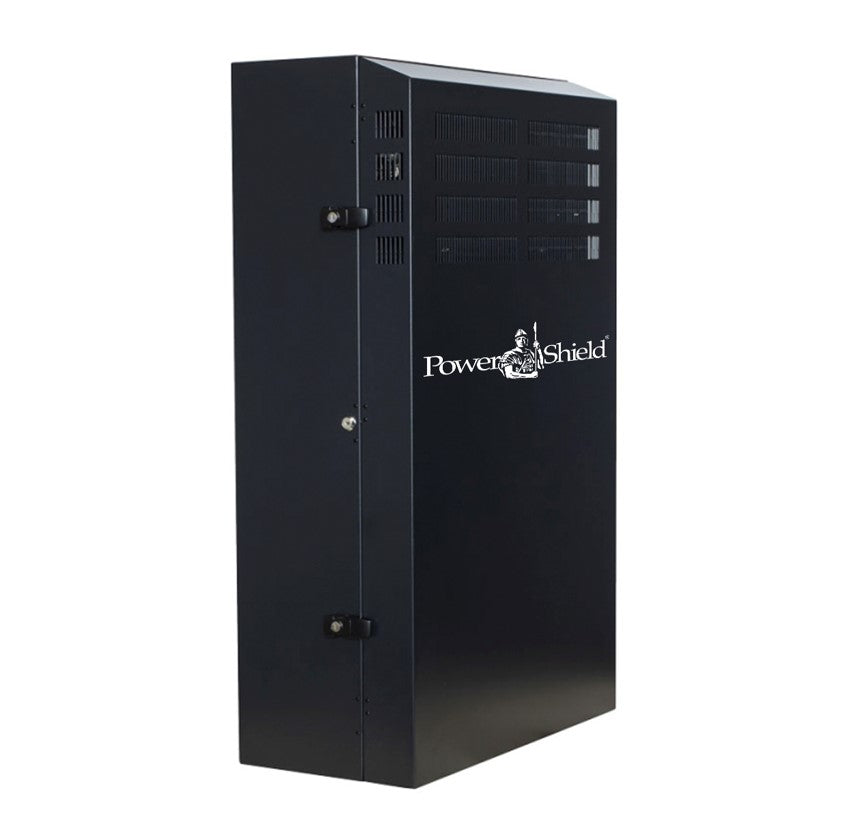 PowerShield Vertical Wall Mount Rack with 6U vertical capacity, provides secure and space-saving mounting for UPS systems - Image 2