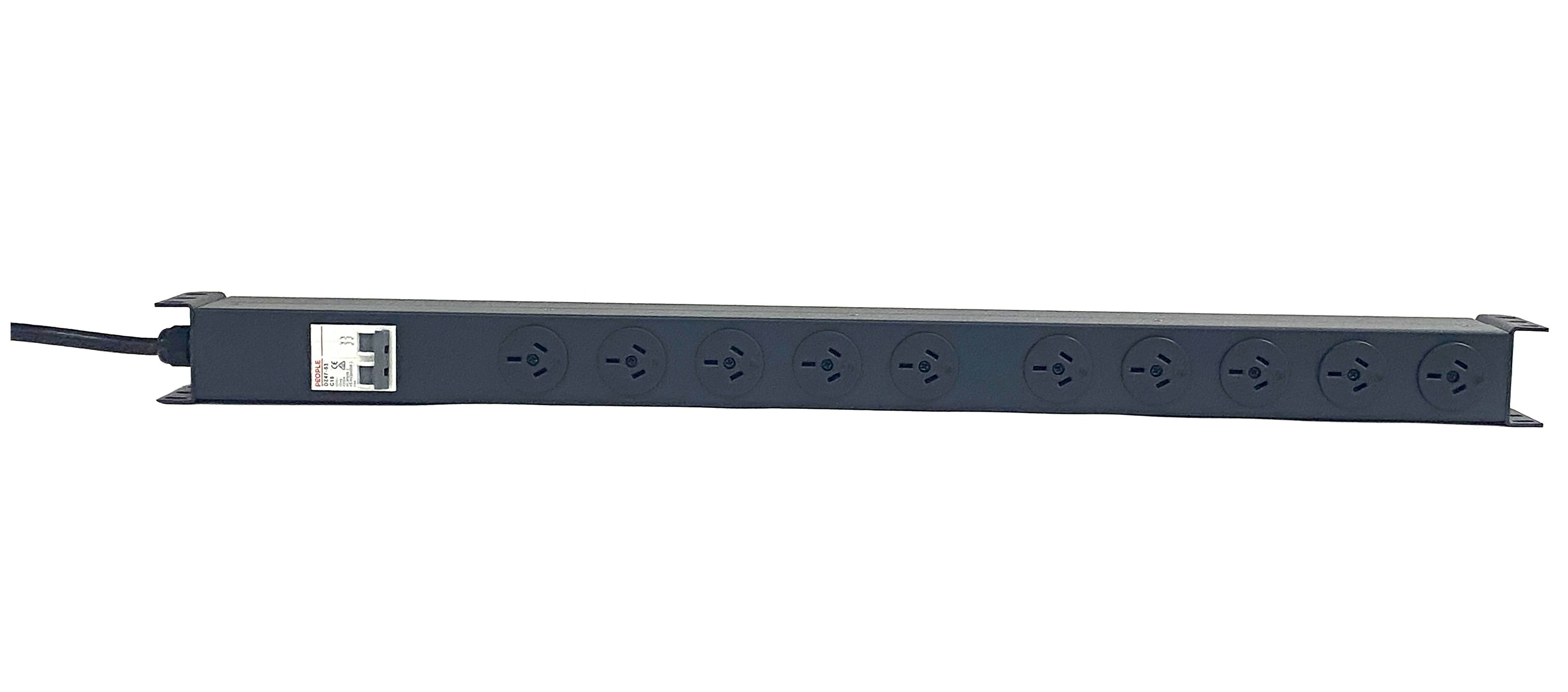 PowerShield Vertical PDU with 16A Aus Input plug, 10 x ANZ 10Amp outlets, provides reliable power distribution for vertical installations - Image 4