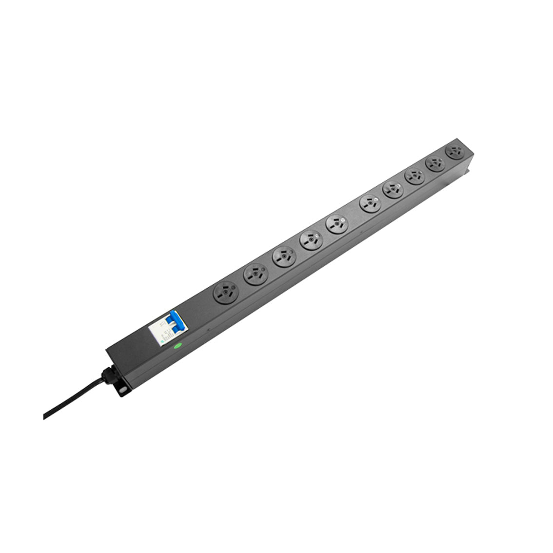 PowerShield Vertical PDU with 10A Aus Input plug, 10 x ANZ 10Amp outlets, provides reliable power distribution for vertical installations - Image 2