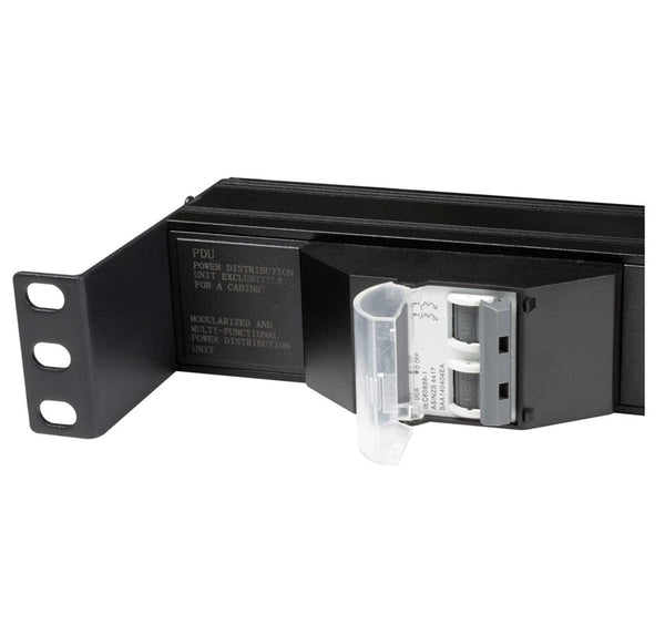 PowerShield Horizontal PDU with IEC C20 Input, 8 x C13, 2 x C19 outlets, provides reliable power distribution for horizontal installations