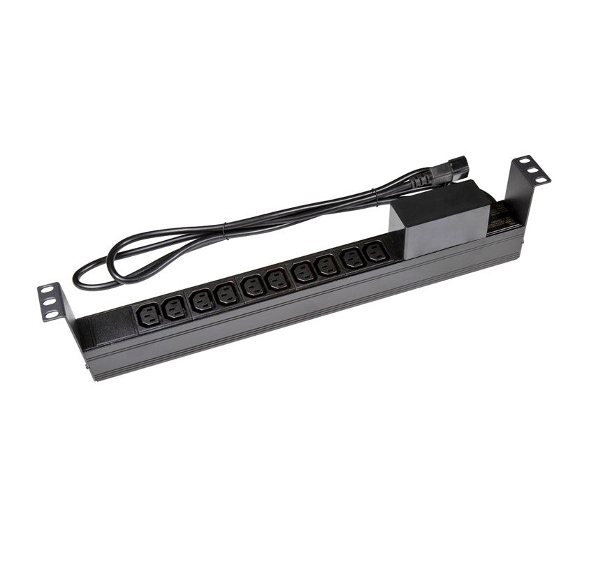 PowerShield Horizontal PDU with IEC C20 Input, 8 x C13, 2 x C19 outlets, provides reliable power distribution for horizontal installations - Image 3