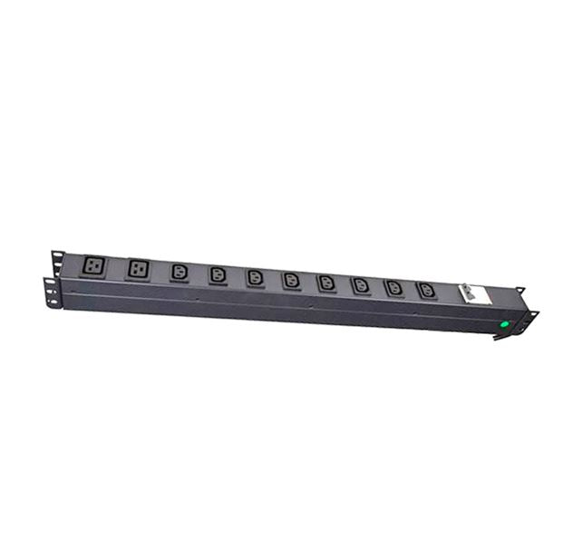PowerShield Vertical PDU with IEC C20 Input, 10 x C13 outlets, provides reliable power distribution for vertical installations - Image 1