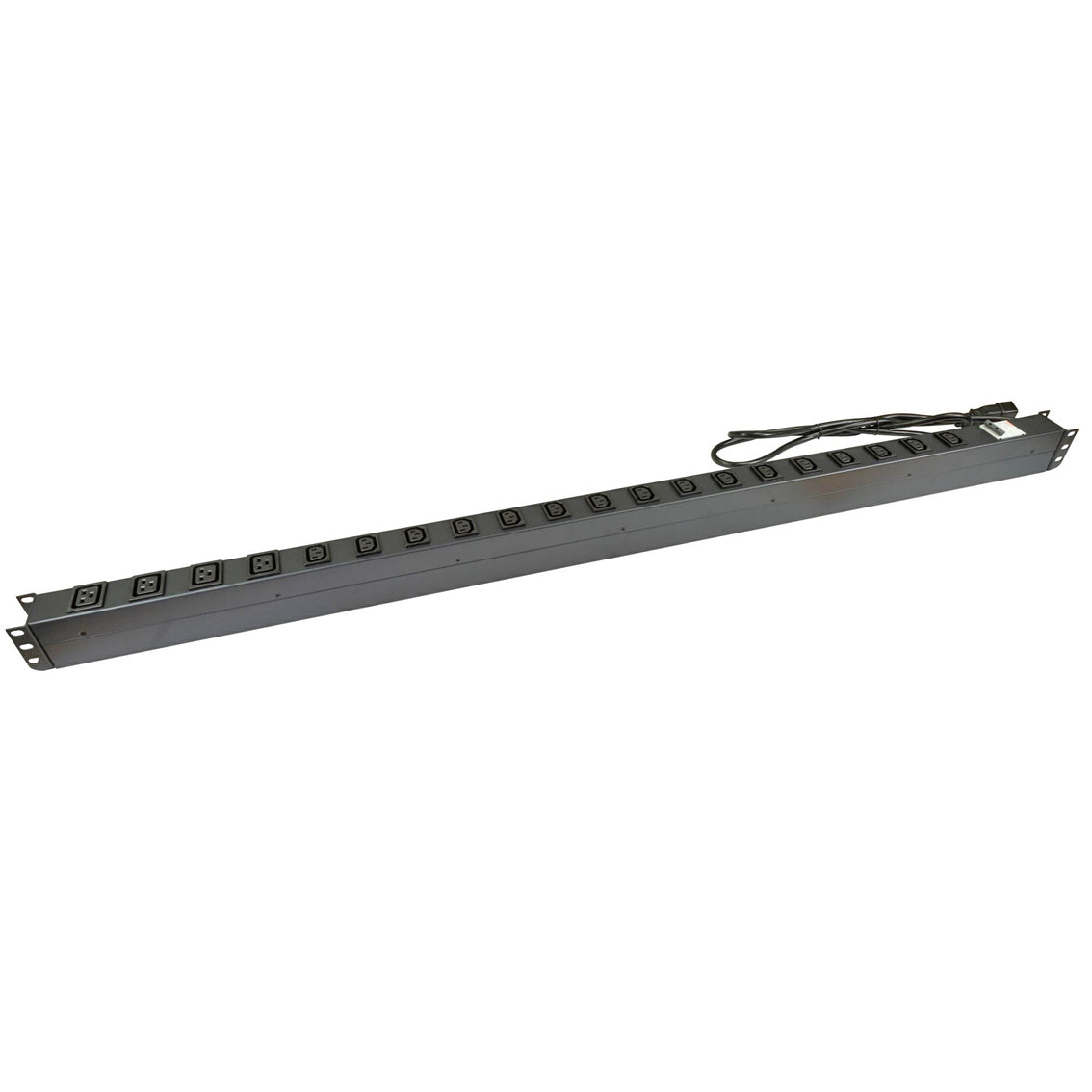 PowerShield Vertical PDU with IEC C20 Input, 16 x C13 outlets, 4 x C19, provides reliable power distribution for vertical installations - Image 1