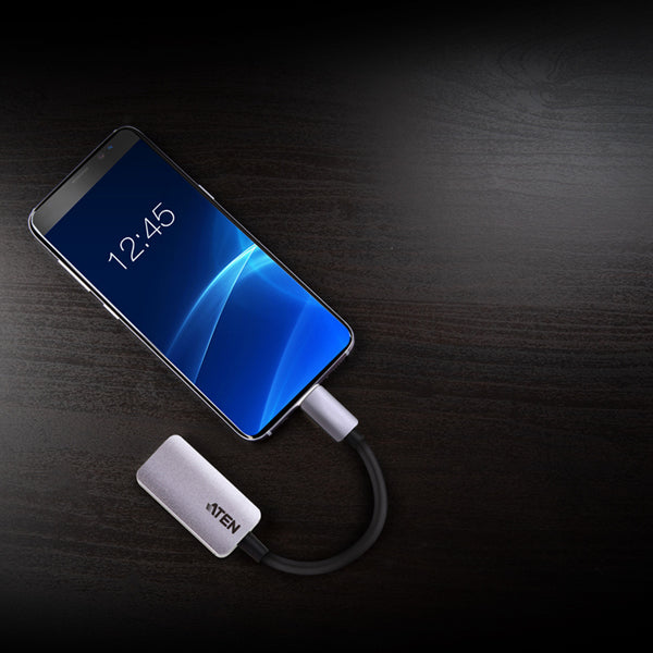 Aten USB-C to VGA Adapter, aluminium housing - Image 2