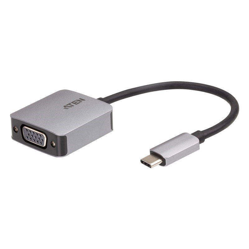 Aten USB-C to VGA Adapter, aluminium housing - Image 1