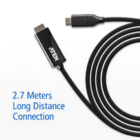 Aten USB-C to HDMI 4K 2.7m Cable, supports up to 4K @ 60Hz with high quality cable - Image 3