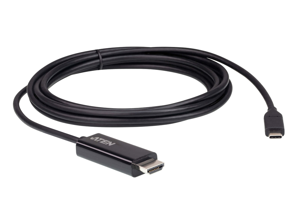 Aten USB-C to HDMI 4K 2.7m Cable, supports up to 4K @ 60Hz with high quality cable - Image 1