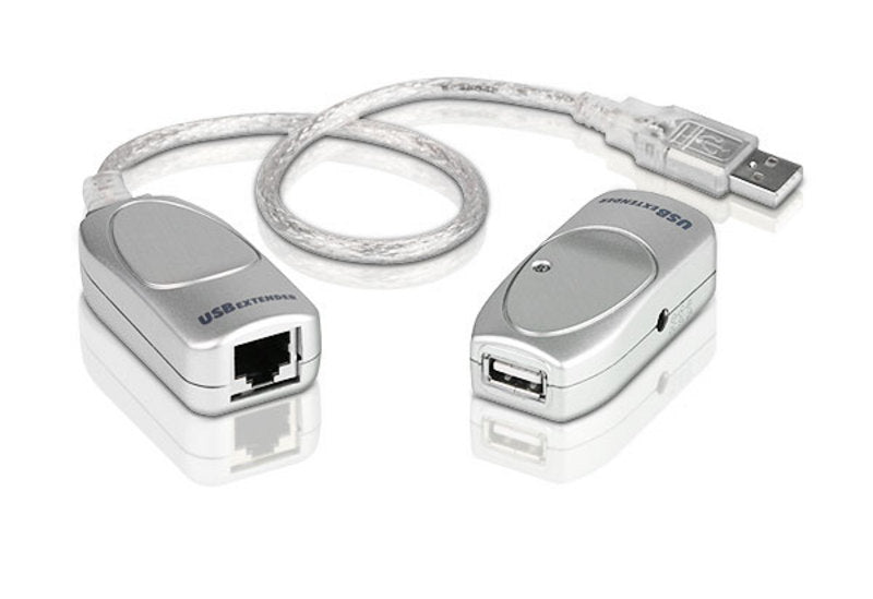 Aten Extender USB 2.0 Cat 5 Extender, extends up to 60m, supports USB speeds up to 12Mbps, Plug an Play, - Image 2