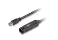 Aten USB 3.1 Gen 1 10m Extender Cable with AC Adapter, support 5 Gbps data-rate, daisy-chain up to 50m, unique locker head design - Image 1