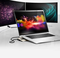 Aten USB-C Multiport Dual View Dock wPower Pass-Through support up to 4K @ 30Hz via HDMI and HDMI/VGA, 1080P @ 60Hz via VGA - Image 4