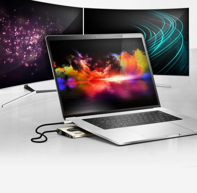 Aten USB-C Multiport Dual View Dock wPower Pass-Through support up to 4K @ 30Hz via HDMI and HDMI/VGA, 1080P @ 60Hz via VGA - Image 4