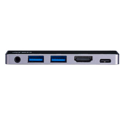 Aten USB-C Travel Dock with Power Pass-Through, Multiport connection, Supports DP1.4 with single HDMI video output, Designed for iPad Pro & Surface - Image 2