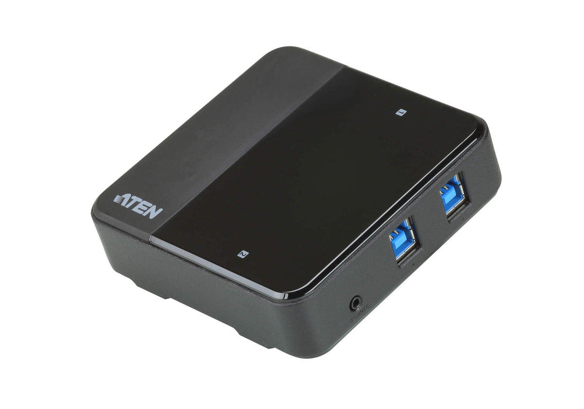 Aten Peripheral Switch 2x4 USB 3.1 Gen1, 2x PC, 4x USB 3.1 Gen1 Ports, Remote Port Selector, Plug and Play - Image 4