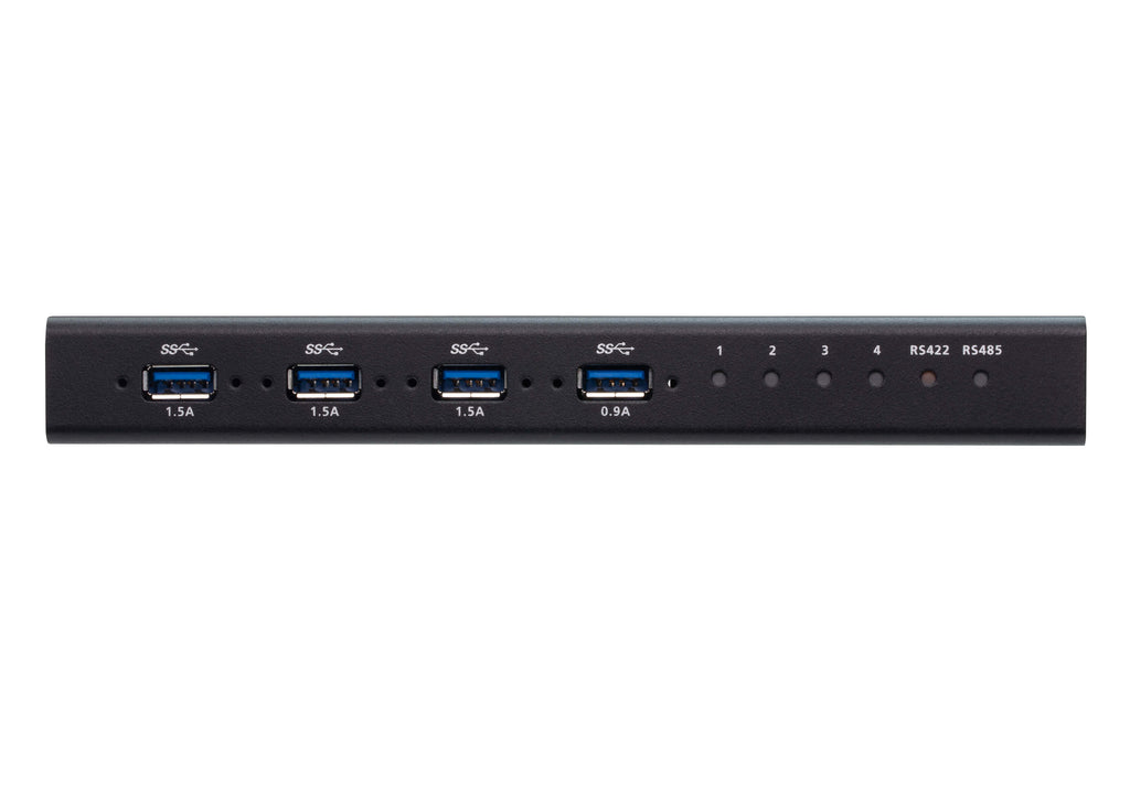 Aten Industrial Peripheral Switch 4x4 USB 3.1 Gen1, 4x Devices, 4x USB 3.1 Gen1 Ports, Remote Port Selector, Supports RS-422/RS485 Remote Controller - Image 2