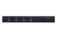 Aten Industrial Peripheral Switch 4x4 USB 3.1 Gen1, 4x Devices, 4x USB 3.1 Gen1 Ports, Remote Port Selector, Supports RS-422/RS485 Remote Controller - Image 2