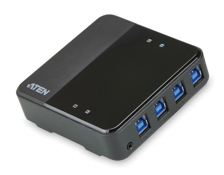Aten Peripheral Switch 4x4 USB 3.1 Gen1, 4x PC, 4x USB 3.1 Gen1 Ports, Remote Port Selector, Plug and Play - Image 4