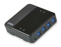 Aten Peripheral Switch 4x4 USB 3.1 Gen1, 4x PC, 4x USB 3.1 Gen1 Ports, Remote Port Selector, Plug and Play - Image 1