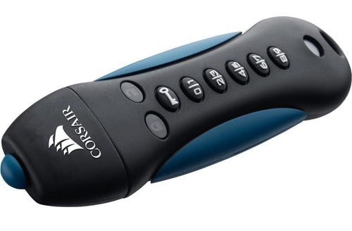 Corsair Padlock 3 64GB Secure USB 3.0 Flash Drive with Keypad - Secure 256-bit Hardware AES Encryption - Image 1