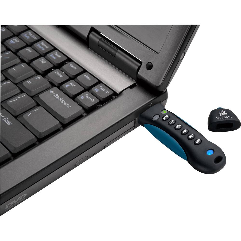 Corsair Padlock 3 64GB Secure USB 3.0 Flash Drive with Keypad - Secure 256-bit Hardware AES Encryption - Image 3