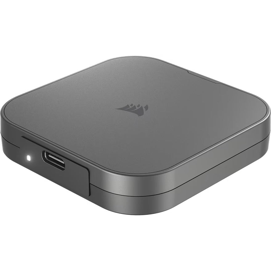Corsair EX400U 2TB USB4 External SSD: USB4 40Gb, 4000MB/s read, 3600MB/s write, 0°C–70°C, 1,500G shock, Gunmetal, 0.092kg, USB-C, Win/Mac/iOS/Linux - Image 2