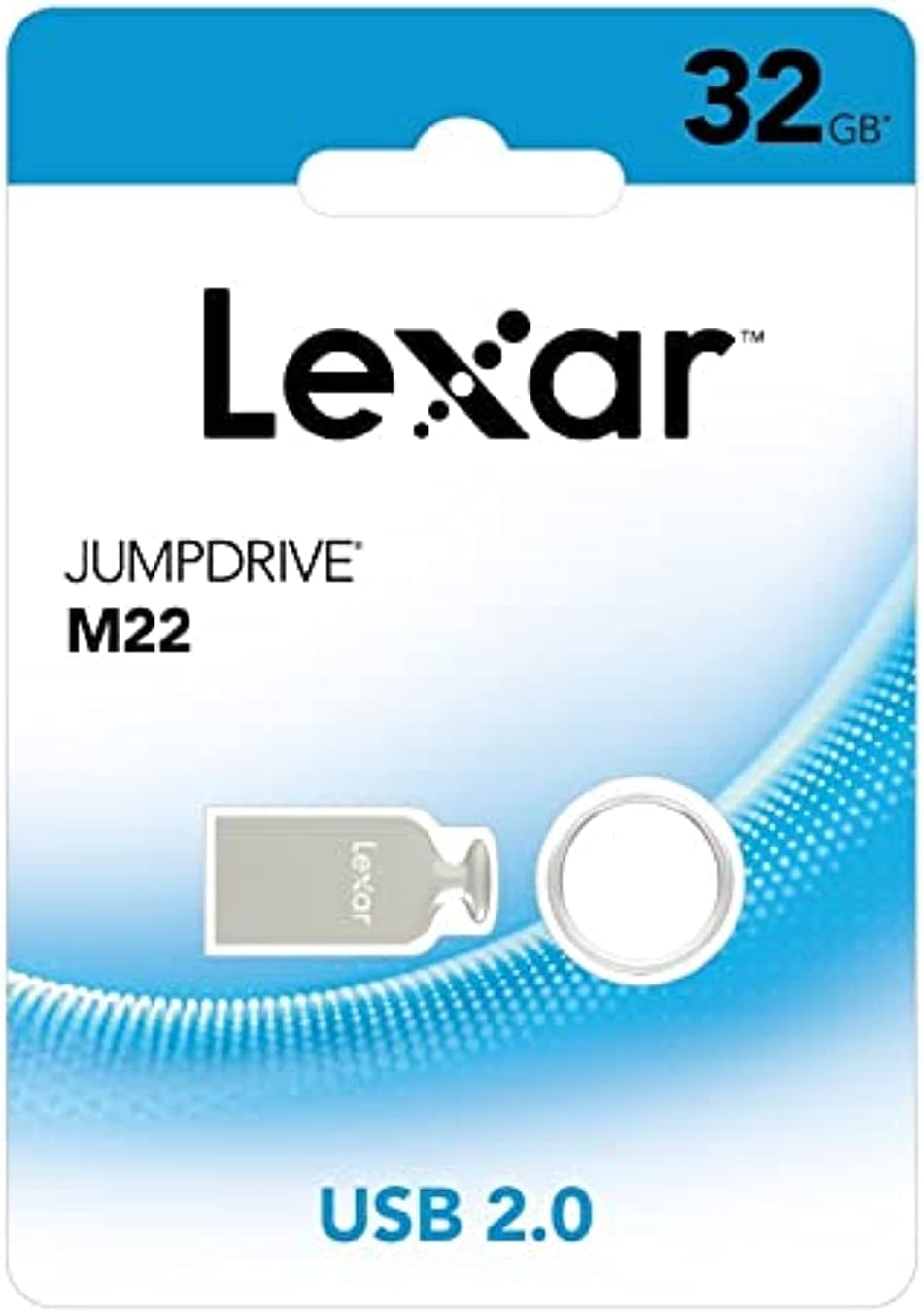 Lexar M22 32GB JumpDrive® USB Flash Drive provides stylish, high-capacity portable storage, allowing you to easily transfer, store, and share files on - Image 1