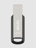 Lexar M400 256GB JumpDrive® USB3.0 Flash Drive, up to 150MB/s read the stylish metal and key ring design lets you easily transfer files anywhere - Image 1