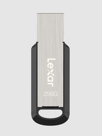 Lexar M400 256GB JumpDrive® USB3.0 Flash Drive, up to 150MB/s read the stylish metal and key ring design lets you easily transfer files anywhere - Image 1
