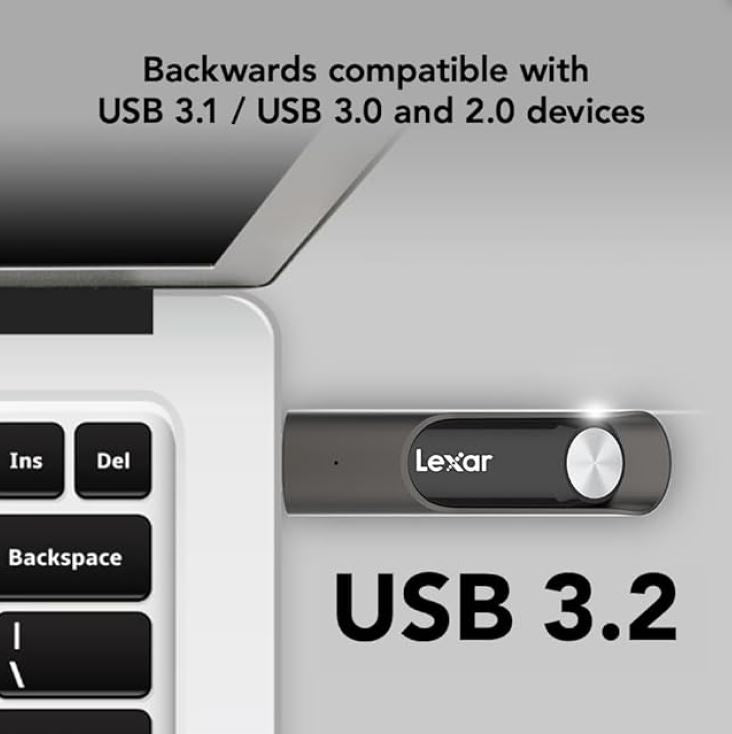 Lexar P30 128GB JumpDrive® USB 3.2 Gen 1 Flash Drive, up to 450MB/s read It is available in different capacities up to 1 TB to best suit your needs. - Image 3