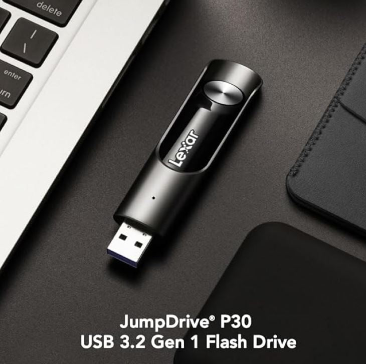 Lexar P30 256GB JumpDrive® USB 3.2 Gen 1 Flash Drive, up to 450MB/s read It is available in different capacities up to 1 TB to best suit your needs. - Image 2