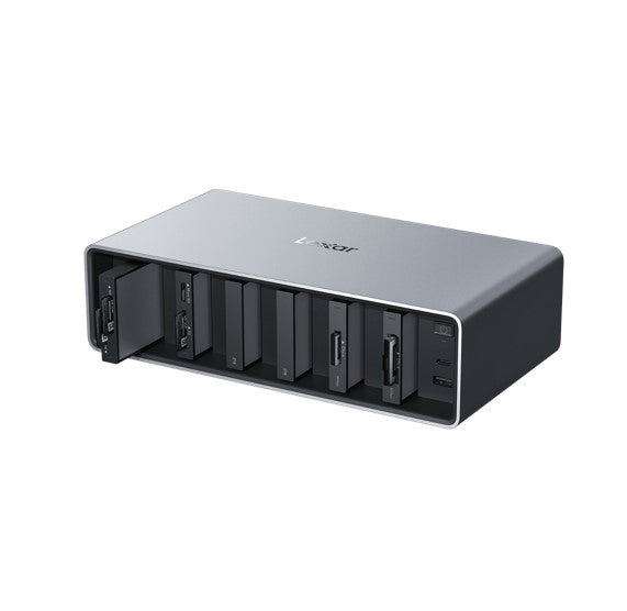 Lexar Professional Workflow with Thunderbolt4 uplink,6Module bay Maximum speed is up to 1050MB/s when pairing the portable SSD with Workflow - Image 2