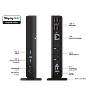 mbeat® USB-C/A Dual HDMI DisplayLink Docking Station Dual Full HD 1080p @60Hz 2 × HDMI 1.3 1 × USB-B 3.0 2 × USB-A 3.1 Gen 1 4 × USB-A 2.0 - Image 2