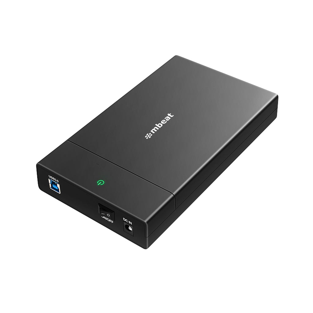 mbeat® C1 Tool-Free USB 3.0 3.5" & 2.5" SATA HDD Enclosure - Black Data Speed: Maximum up to 5Gbp Product Weight: 121g DC Power: +12V/2A Power Supply - Image 5