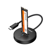 mbeat® H1 USB 3.2 Gen2 10Gbps M.2 NVMe & SATA SSD Mini Dock (Black) Data Speed: Maximum up to 10Gbps Product Weight (with Cable): 37.8g - Image 1