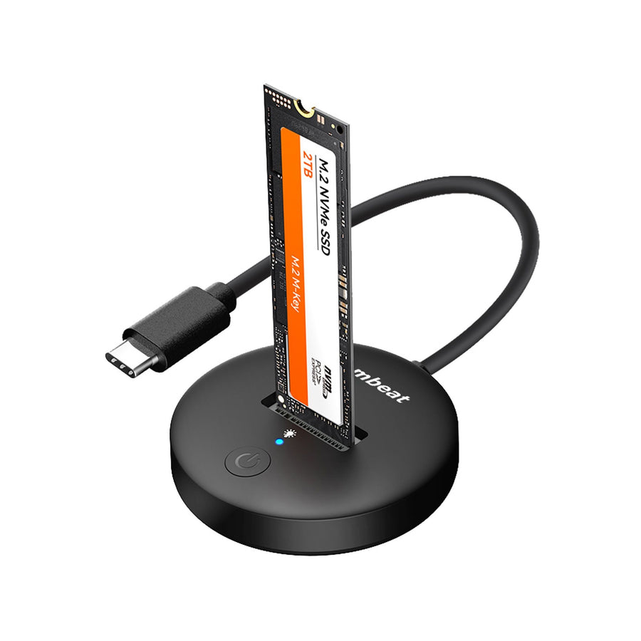 mbeat® H1 USB 3.2 Gen2 10Gbps M.2 NVMe & SATA SSD Mini Dock (Black) Data Speed: Maximum up to 10Gbps Product Weight (with Cable): 37.8g