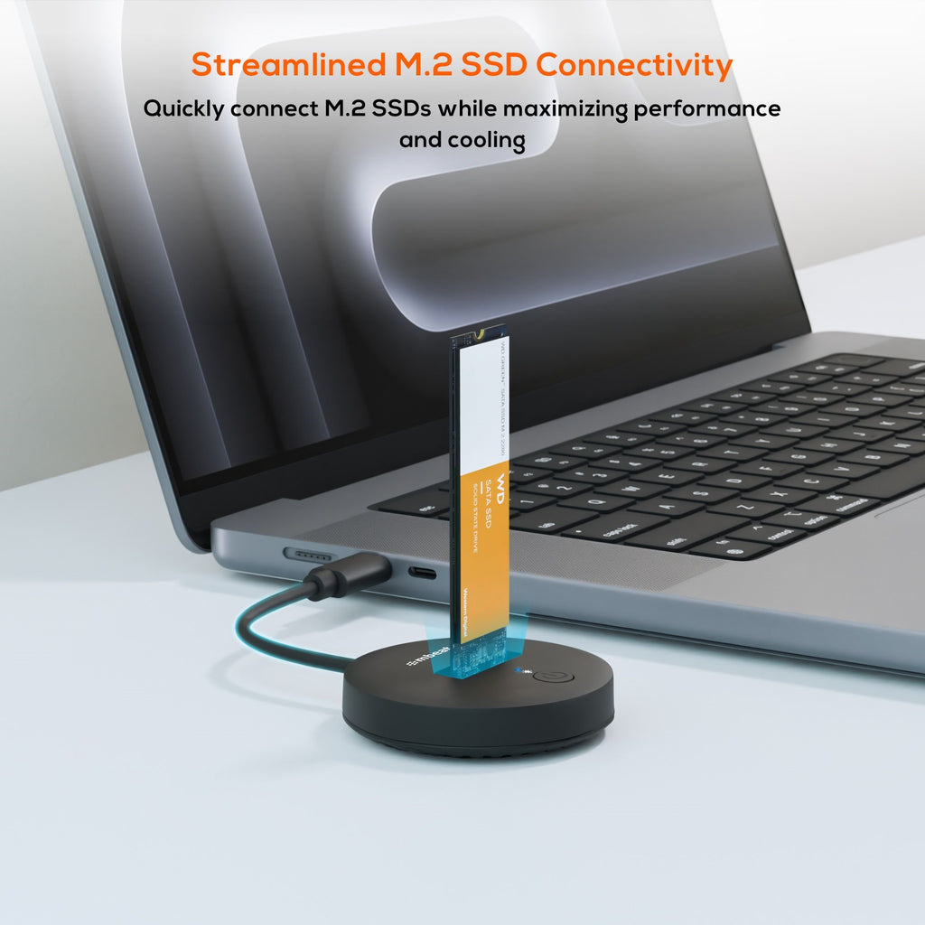 mbeat® H1 USB 3.2 Gen2 10Gbps M.2 NVMe & SATA SSD Mini Dock (Black) Data Speed: Maximum up to 10Gbps Product Weight (with Cable): 37.8g - Image 2