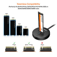 mbeat® H1 USB 3.2 Gen2 10Gbps M.2 NVMe & SATA SSD Mini Dock (Black) Data Speed: Maximum up to 10Gbps Product Weight (with Cable): 37.8g - Image 3