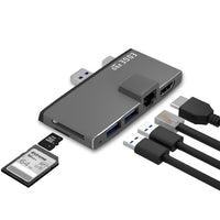 (LS) mbeat®  Edge Pro Multifunction USB- C Hub for Microsoft Surface Pro 5/6  Metal Grey (HDMI, LAN, USB 3.0 Hub - Image 5