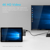 (LS) mbeat®  Edge Pro Multifunction USB- C Hub for Microsoft Surface Pro 5/6  Metal Grey (HDMI, LAN, USB 3.0 Hub - Image 4