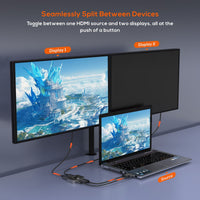 mbeat® 8K Bi-directional HDMI 2.1 Switch 2 In 1 Out/1 In 2 Out  8K@60Hz resolution, plug-and-play convenience  USB-C power input Maximum 8K/60Hz - Image 2