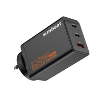 mbeat® Gorilla Power PD 100W GaN II USB-C Charger 50% smaller than the standard Supports a wide range of devices Product Weight: 180g - Image 1