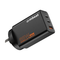 mbeat® Gorilla Power PD 65W GaN II USB-C Charger 50% smaller than the standard Supports a wide range of devices Product Weight: 109g - Image 1