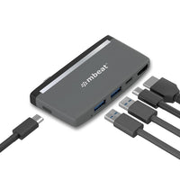 (LS) mbeat® Essential Pro  5-IN-1 USB- C Hub (4k HDMI Video, USB-C PD Pass Through Charging, USB 3.0 x 2, USB-C x 1) USB 3.0 Speed: Up to 5Gbps - Image 5